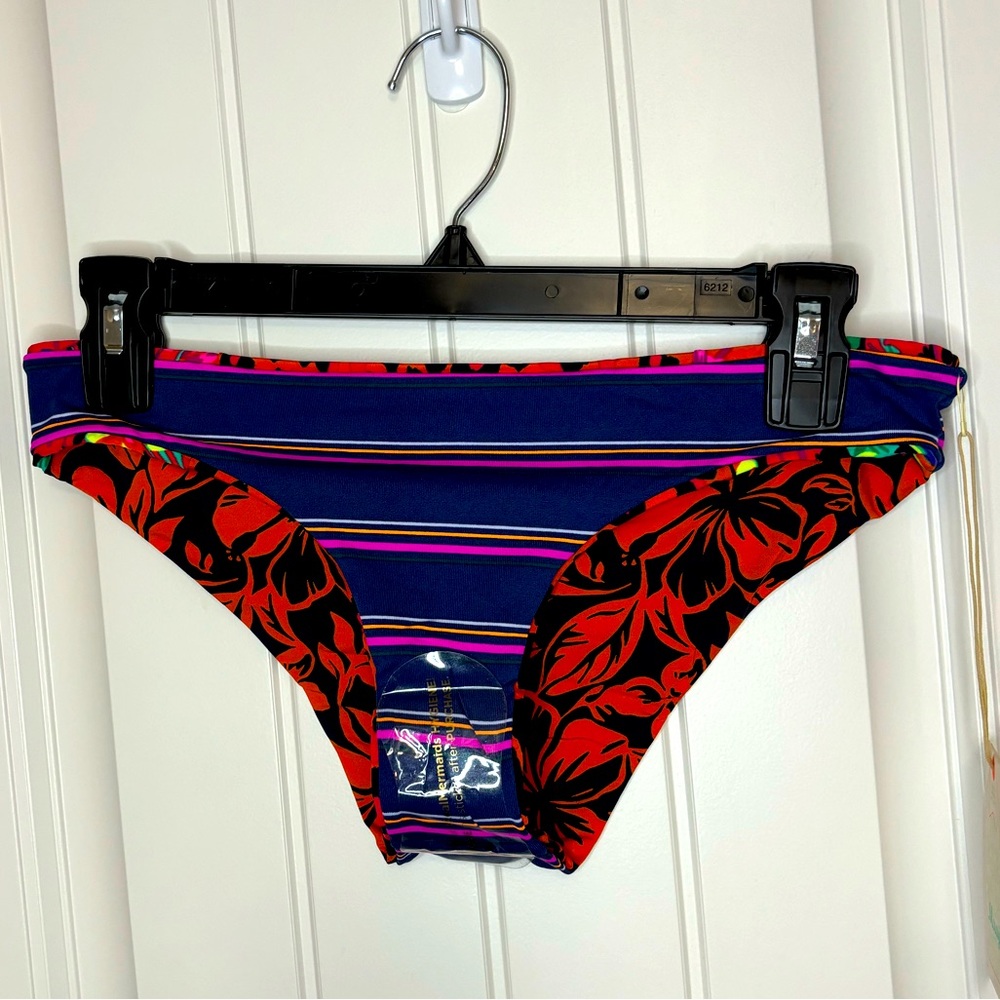 Maaji Surreal Wilderness Diver RashGuard Reversible Bikini Bottom Set Size M NWT - Picture 11 of 12